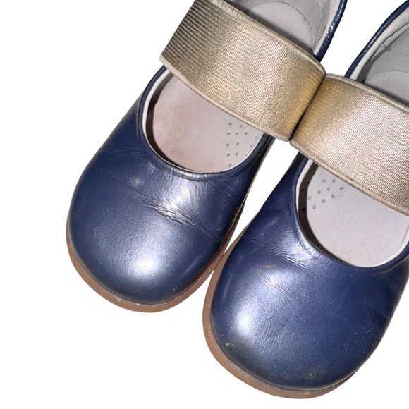BOBUX delight navy mary Jane baby first walkers girl’s shoes size 23 7 - Picture 14 of 15